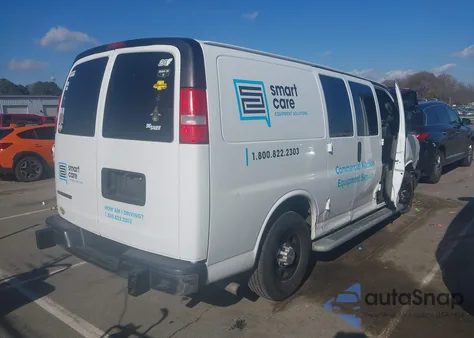 2019 Chevrolet Express 2500 Work Van from USA, damaged, VIN 1GCWGAFG5K1344758